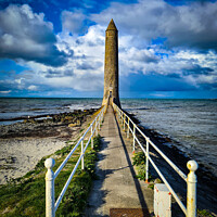Buy canvas prints of Chaine Memorial Tower, Larne, Northern Ireland by Matthew McGoldrick