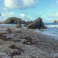 Buy canvas prints of Seaside rocks by kenneth Dougherty