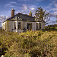 Buy canvas prints of Derelict cottage by kenneth Dougherty