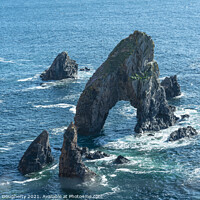 Buy canvas prints of Crohy sea arches by kenneth Dougherty