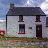 Buy canvas prints of Little house on Tory island. by kenneth Dougherty