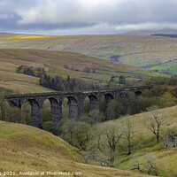 Buy canvas prints of Bent Head Viaduct Yorkshire Dales by Darren Greaves