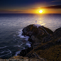 Buy canvas prints of Southstack Lighthouse by Darren Greaves