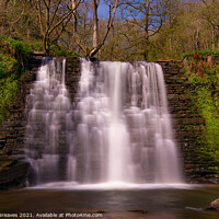 Buy canvas prints of Outdoor waterfall by Darren Greaves