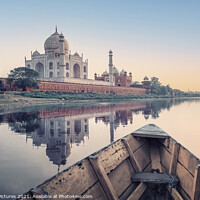 Buy canvas prints of Yamuna river by Manjik Pictures