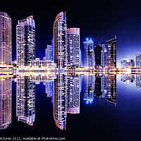 Buy canvas prints of Dubai Marina by Manjik Pictures