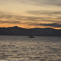 Buy canvas prints of Sunset on Lake Tahoe by Sam Robinson