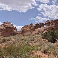 Buy canvas prints of Rock Formation, Arches National Park by Sam Robinson