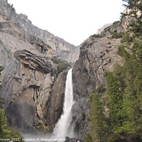 Buy canvas prints of Lower Yosemite Falls by Sam Robinson