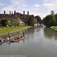 Buy canvas prints of Punting on the River Cam by Sam Robinson