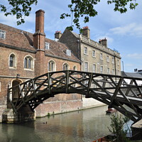 Buy canvas prints of The Mathematical Bridge, Cambridge by Sam Robinson