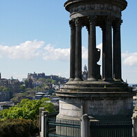 Buy canvas prints of Dugald Stewart Monument, Edinburgh by Sam Robinson