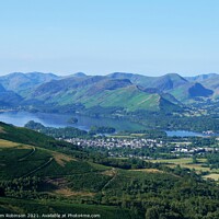 Buy canvas prints of View of Keswick and Derwentwater by Sam Robinson