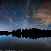 Buy canvas prints of Reflecting the Galaxy by Fanis Zerzelides