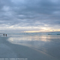 Buy canvas prints of Sunrise over Muizenberg beach by Adrian Paulsen