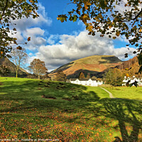 Buy canvas prints of Grasmere Village View by June Ross