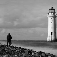 Buy canvas prints of Photographing a lighthouse during a storm by Paul Hanley
