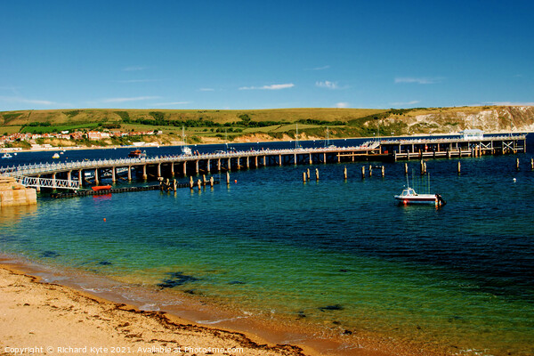 Swanage Pier, Dorset, England Picture Board by Richard J. Kyte