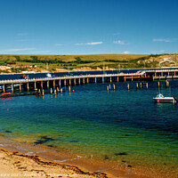 Buy canvas prints of Swanage Pier, Dorset, England by Richard J. Kyte
