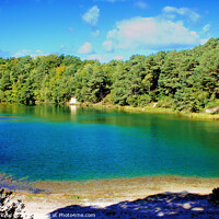Buy canvas prints of The Blue Pool, Isle of Purbeck, Dorset by Richard J. Kyte