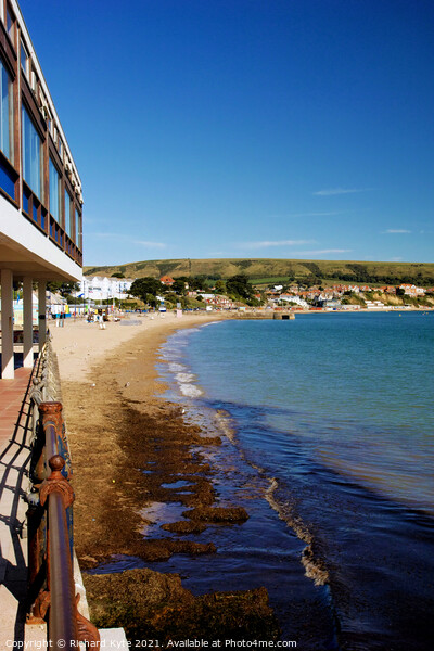 Swanage Beach, Isle of Purbeck, Dorset Picture Board by Richard J. Kyte