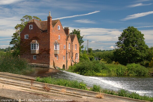 Cropthorne Mill, Worcestershire Picture Board by Richard J. Kyte