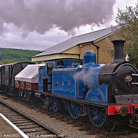 Buy canvas prints of LMS/CR no. 419 with a freight working at Winchcombe, Gloucestershire Warwickshire Railway by Richard J. Kyte