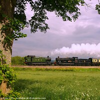Buy canvas prints of GWR 4270 and 7820 
