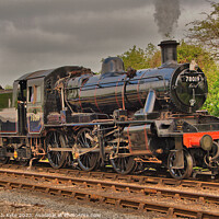 Buy canvas prints of BR Standard Class 2MT no. 78019 at Toddington, Gloucestershire Warwickshire Railway by Richard J. Kyte