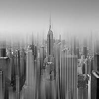 Buy canvas prints of Majestic Manhattan Skyline by Alan Le Bon