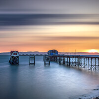 Buy canvas prints of Sunrise at The Mumbles Pier, Swansea by Alan Le Bon