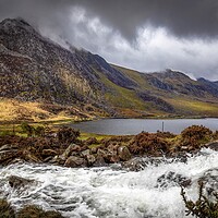 Buy canvas prints of Tryfan and Llyn Ogwen after the Storm by Alan Le Bon