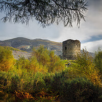 Buy canvas prints of Dolbadarn Castle in Autumn by Alan Le Bon