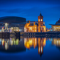 Buy canvas prints of Cardiff Bay Reflections by Alan Le Bon