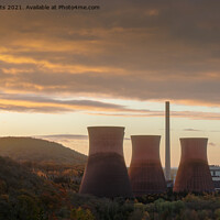 Buy canvas prints of Cooling Towers by Howell Roberts