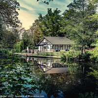 Buy canvas prints of PITTVILLE BOATHOUSE REFLECTIONS by Craig Ballinger