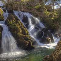 Buy canvas prints of A Hidden Secret Waterfall by Jason Jones