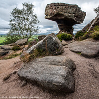 Buy canvas prints of Brimham Rocks natural sandstone by Alec Hey