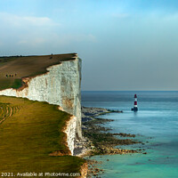 Buy canvas prints of The Enchanting White Cliffs by Margaret Ryan