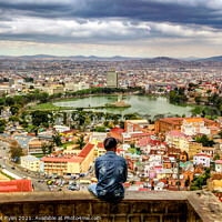 Buy canvas prints of Towering over Antananarivo by Margaret Ryan