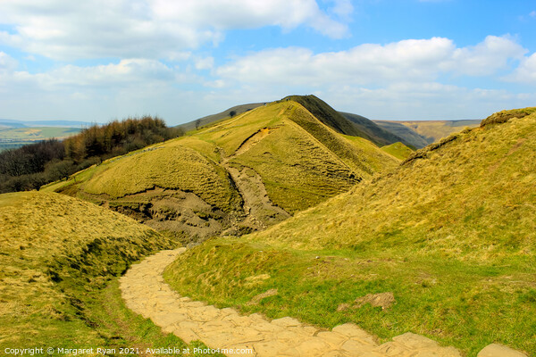 Rolling Hills of the Peak District Picture Board by Margaret Ryan