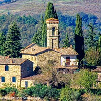 Buy canvas prints of Tuscan Farmhouse by Margaret Ryan