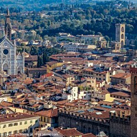 Buy canvas prints of Rooftops of Florence by Margaret Ryan