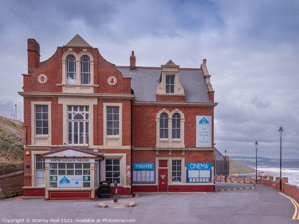 Whitby Pavilion Theatre Picture Board by Margaret Ryan