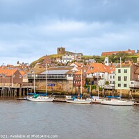 Buy canvas prints of Whitby Harbour by Margaret Ryan