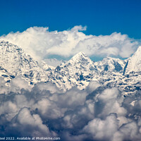 Buy canvas prints of Flying to the Himalayas by Margaret Ryan