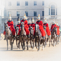 Buy canvas prints of Household Cavalry by Margaret Ryan