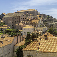 Buy canvas prints of Overlooking Dubrovnik's Enchanting Rooftops by Margaret Ryan