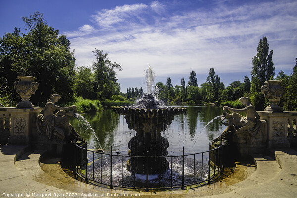 The Italian Gardens Picture Board by Margaret Ryan