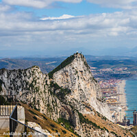 Buy canvas prints of Gibraltar's Panorama from O'Hara's Battery by Margaret Ryan